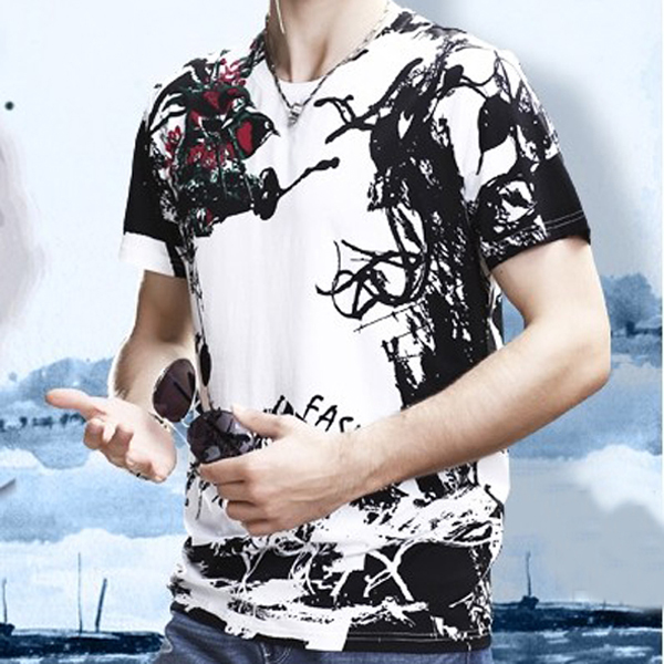 印花男式T恤加工