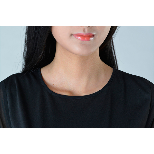 SY007-10撞壓折短袖連衣裙細節圖 SY007-10撞壓折短袖連衣裙細節圖